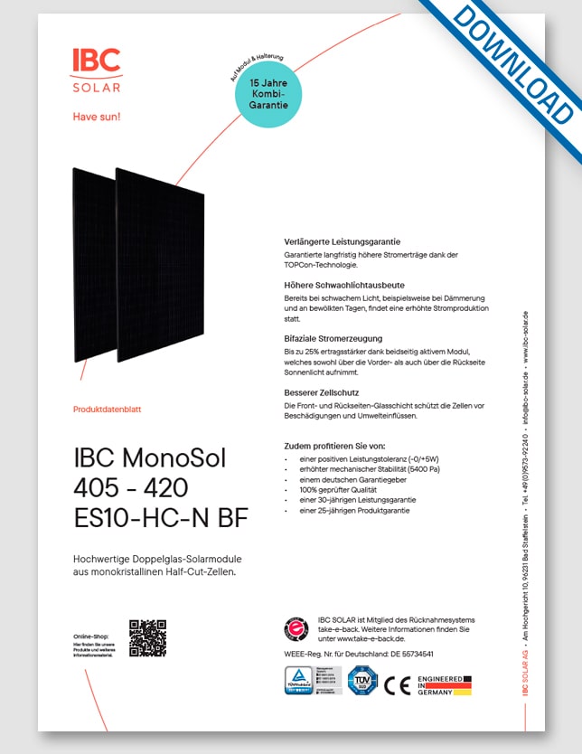 IBC SOLAR Monosol 420