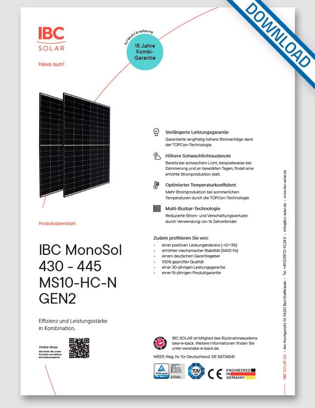 IBC SOLAR Monosol